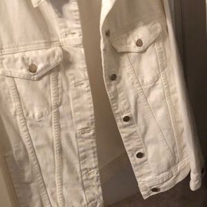 Jbrand white denim jacket S/M